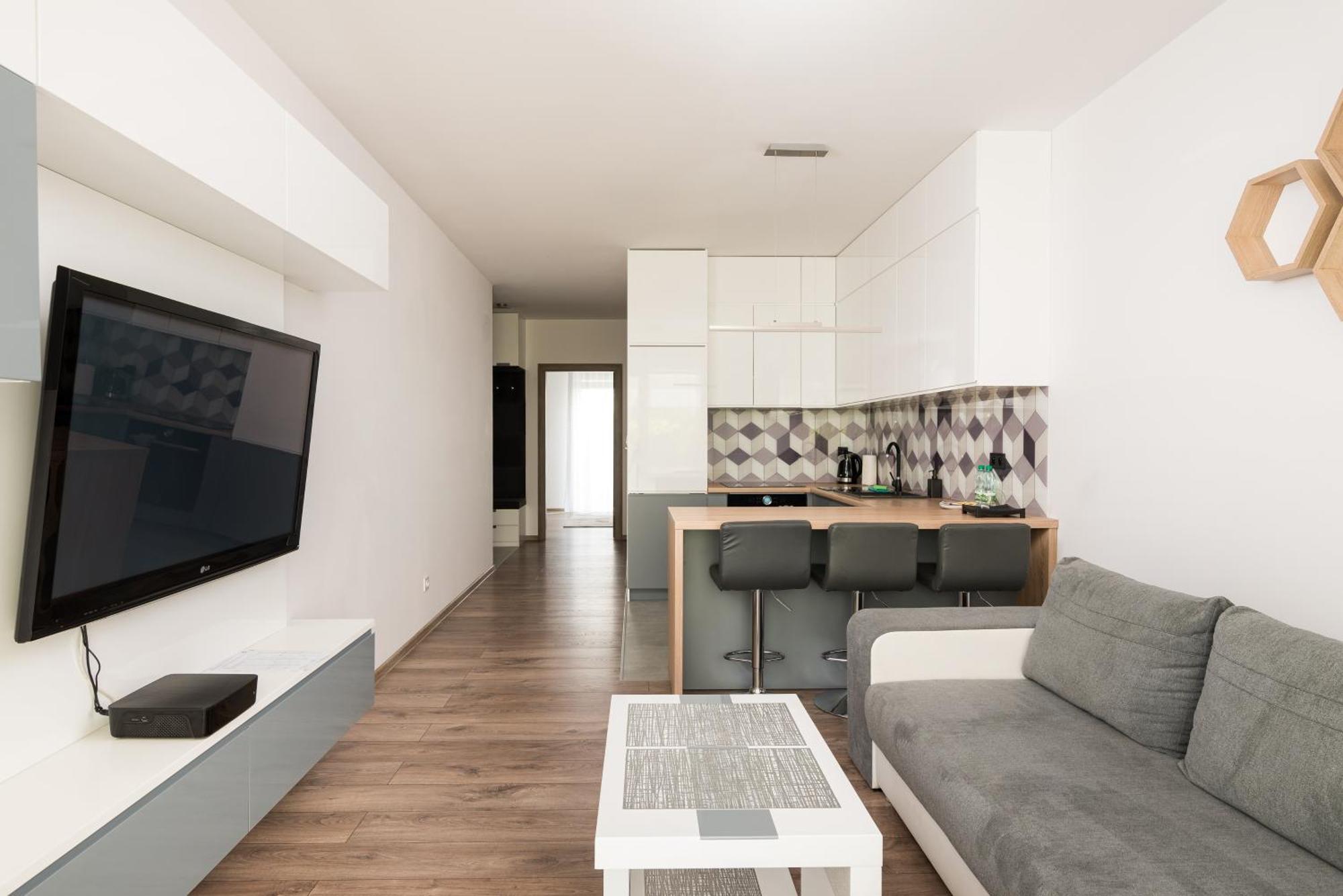 Apartament Metro Bemowo With Garden